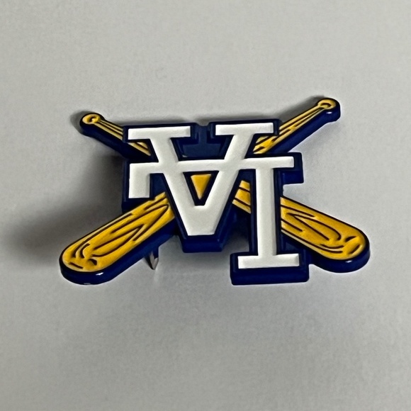 LA Dodgers Double Bats Hat Pin Brooch Pins New Era Fitted Hats Bag New - Picture 4 of 7